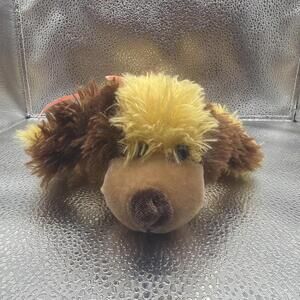 Goffa Brown & Tan Puppy Dog Plush 8 inches long
